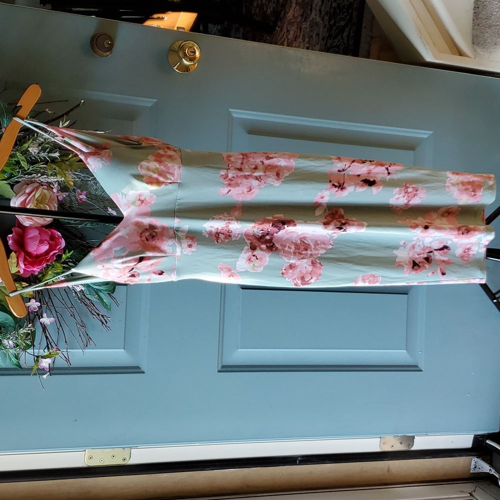 Summer Floral Cowl Back Dress Size S